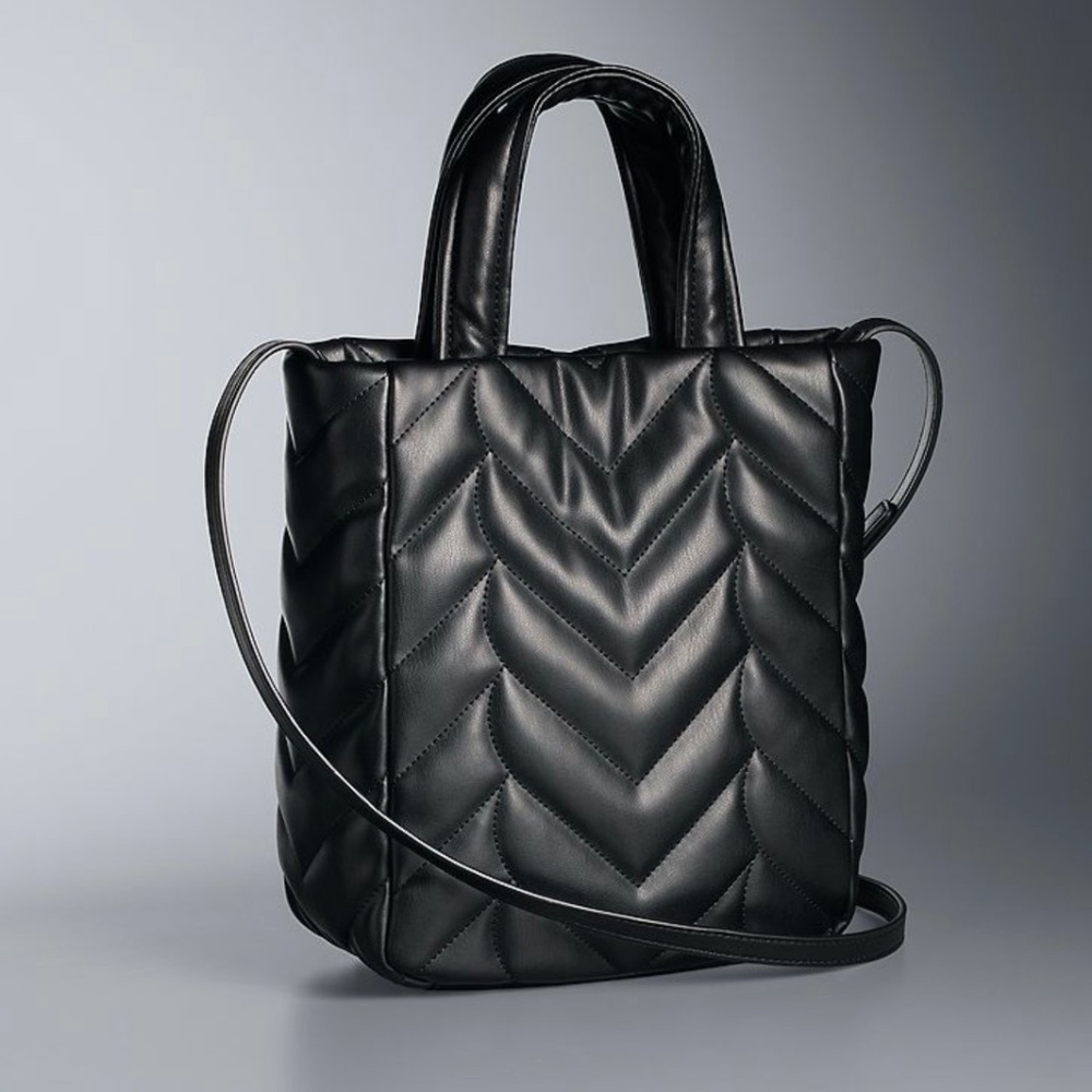 Simply Vera Vera Wang Isabella Braided Quilt Mini Tote